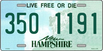 NH license plate 3501191