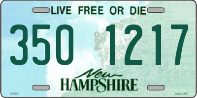 NH license plate 3501217