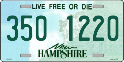NH license plate 3501220