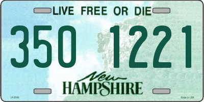 NH license plate 3501221