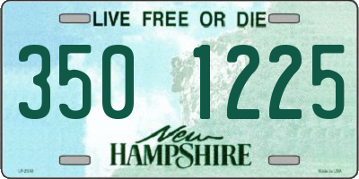 NH license plate 3501225