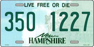 NH license plate 3501227