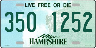 NH license plate 3501252