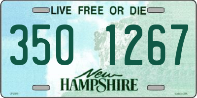 NH license plate 3501267