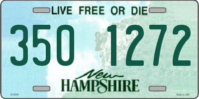 NH license plate 3501272