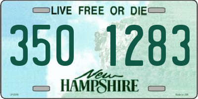 NH license plate 3501283