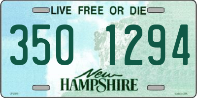 NH license plate 3501294