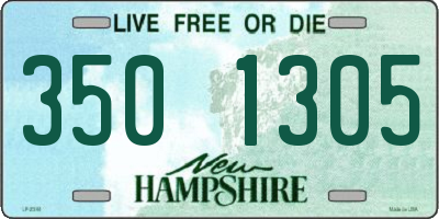 NH license plate 3501305