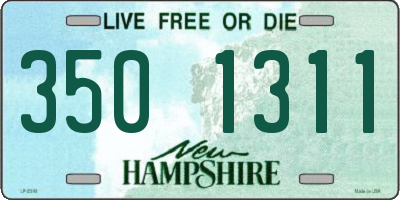 NH license plate 3501311