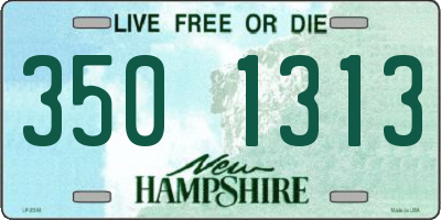 NH license plate 3501313
