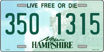 NH license plate 3501315