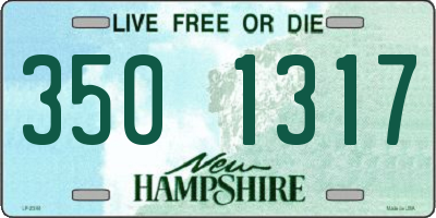 NH license plate 3501317