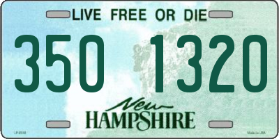 NH license plate 3501320