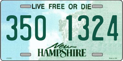 NH license plate 3501324