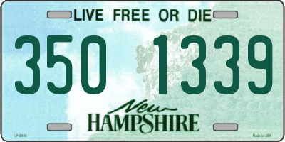 NH license plate 3501339