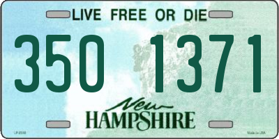 NH license plate 3501371