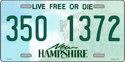 NH license plate 3501372
