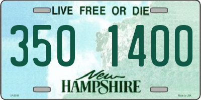 NH license plate 3501400