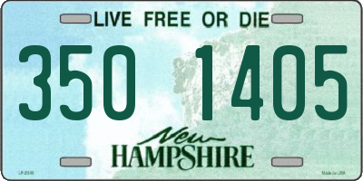 NH license plate 3501405