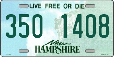 NH license plate 3501408