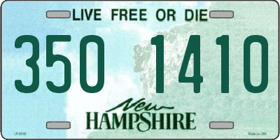 NH license plate 3501410