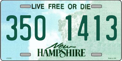 NH license plate 3501413
