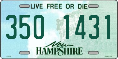 NH license plate 3501431