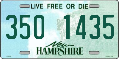 NH license plate 3501435