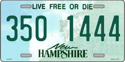 NH license plate 3501444