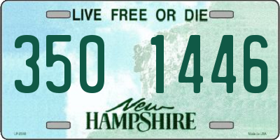 NH license plate 3501446
