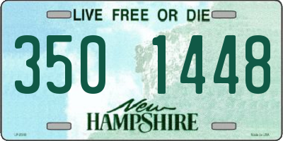 NH license plate 3501448