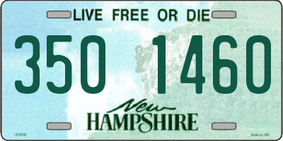 NH license plate 3501460