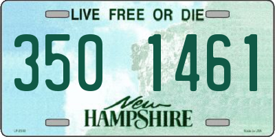 NH license plate 3501461