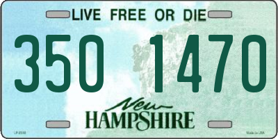 NH license plate 3501470