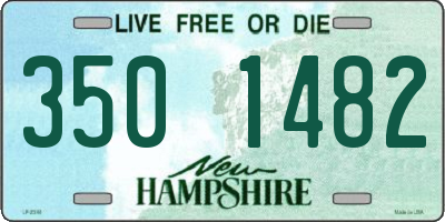 NH license plate 3501482