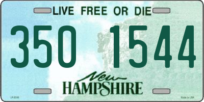 NH license plate 3501544