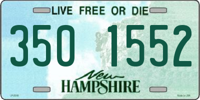 NH license plate 3501552