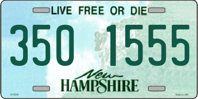 NH license plate 3501555