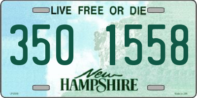 NH license plate 3501558
