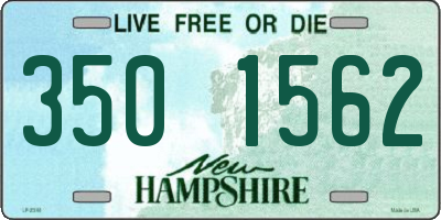 NH license plate 3501562