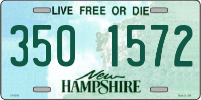 NH license plate 3501572
