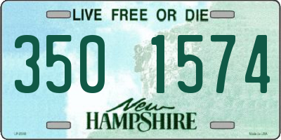 NH license plate 3501574