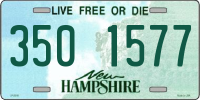 NH license plate 3501577