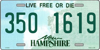 NH license plate 3501619
