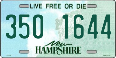NH license plate 3501644
