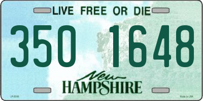 NH license plate 3501648