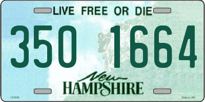 NH license plate 3501664
