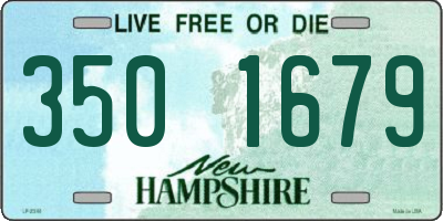 NH license plate 3501679