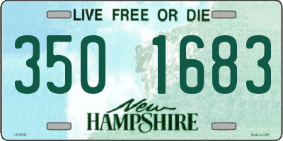 NH license plate 3501683