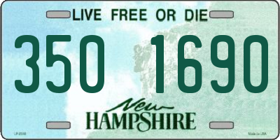 NH license plate 3501690